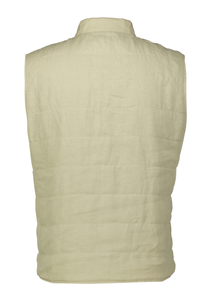 Beige bodywaarmer met knoopsluiting Faconnable