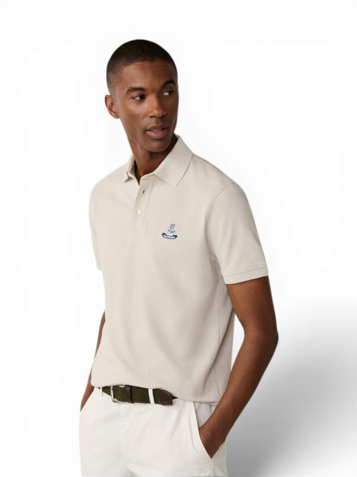 Beige polo Faconnable 