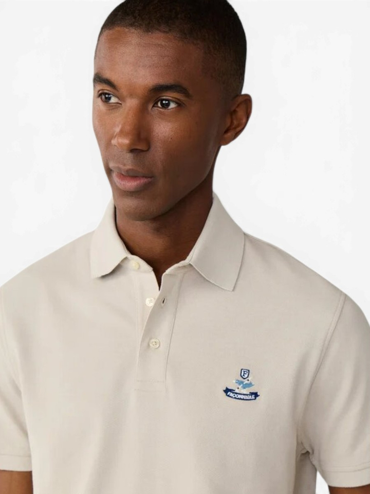 Beige polo Faconnable 