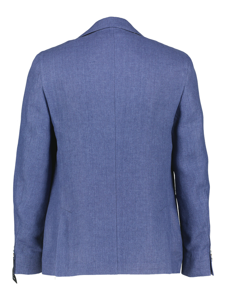 Donkerblauwe linnen blazer Star Easy Sand