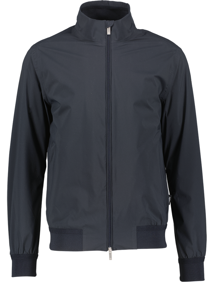 Donkerblauwe jas Agiato 