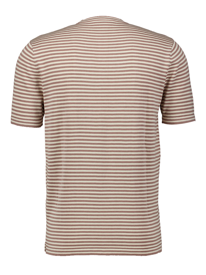 Vieux roze gestreepte t-shirt Weaving Seven Dials