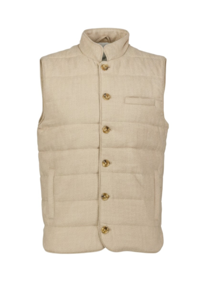 Beige bodywarmer Colby Seven Dials 
