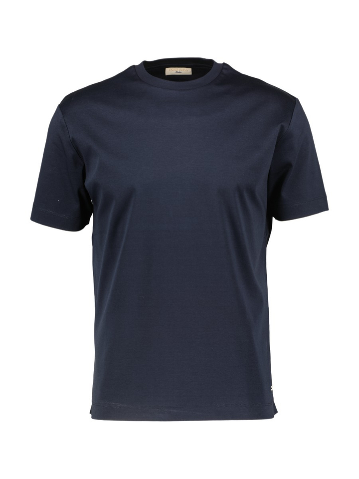 Donkerblauwe katoenen T-shirt Nalon Seven Dials 