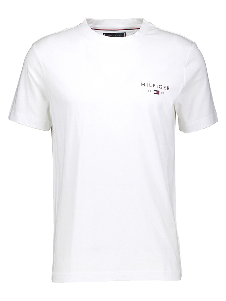 Witte katoenen t-shirt Tommy Hilfiger 