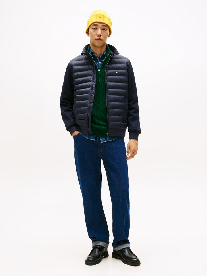 Donkerblauwe pufferjas Tommy