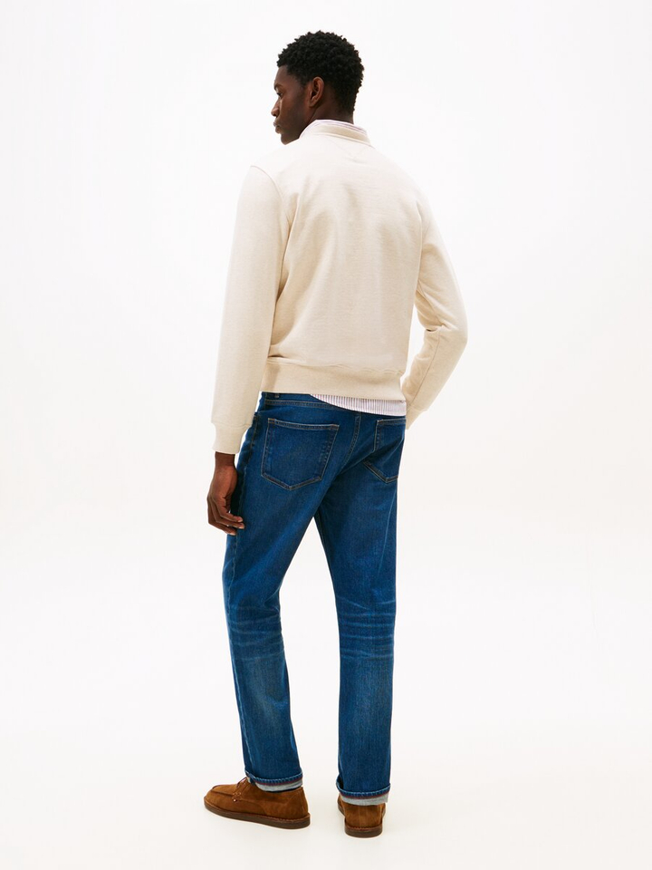 Beige trui met logo Tommy