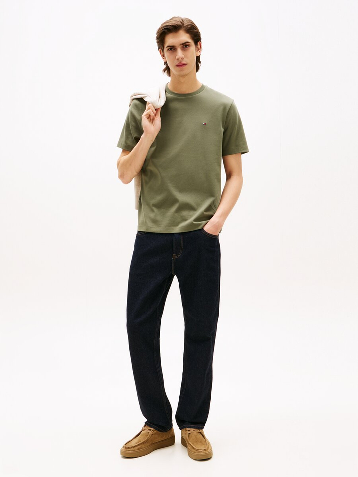 Donkergroene T-shirt Tommy 