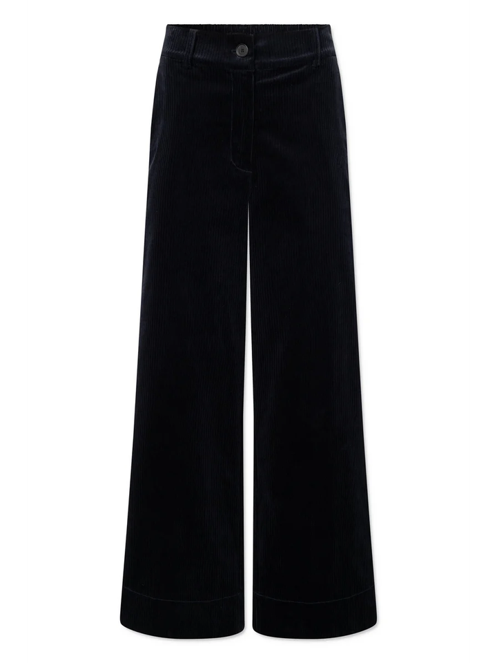 Blauwe broek in ribfluweel Philly Rue De Tokyo