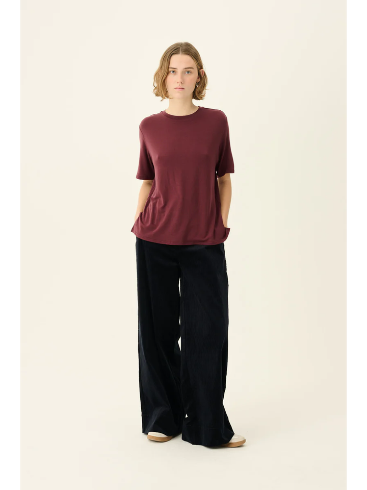 Blauwe broek in ribfluweel Philly Rue De Tokyo