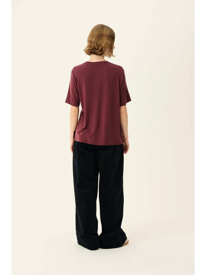 Blauwe broek in ribfluweel Philly Rue De Tokyo