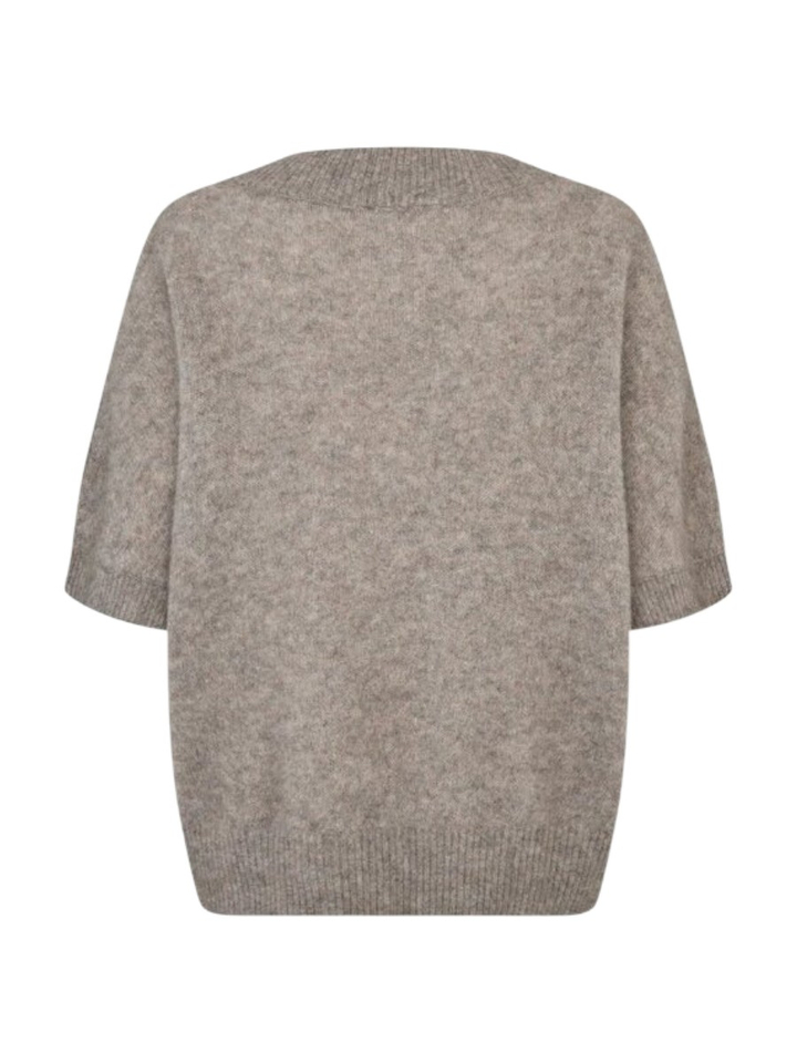 Beige wollen trui met korte mouwen Doanna Six Ames 