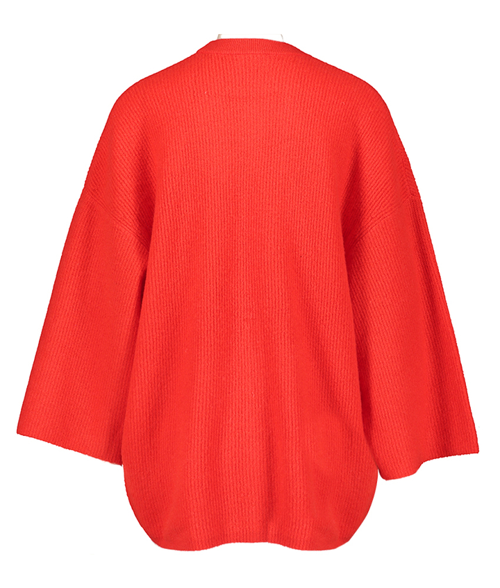 Rode cardigan met knopen Dam American Vintage