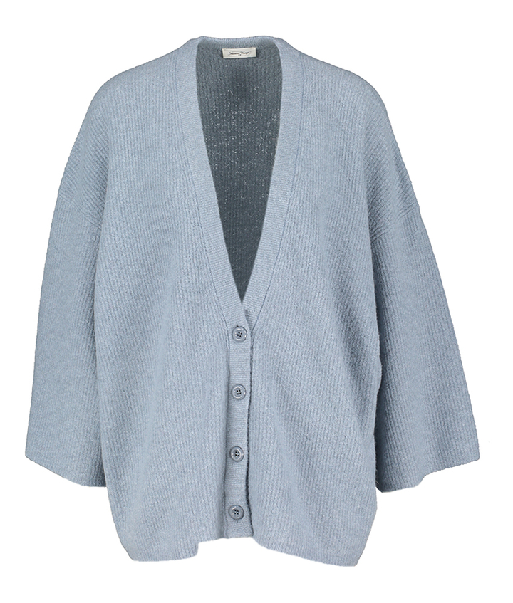 Blauwe cardigan met knopen Dam American Vintage