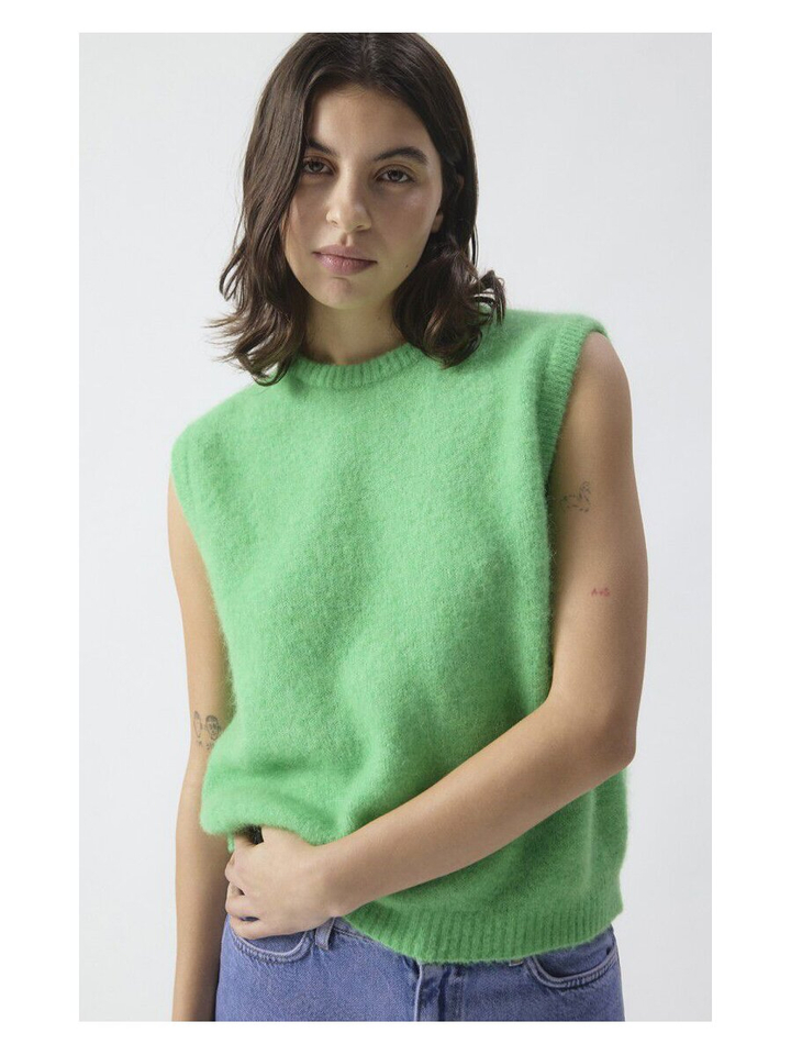 Groene trui zonder mouwen Vito American Vintage