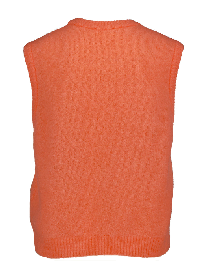 Zalmkleurige trui zonder mouwen Vito American Vintage