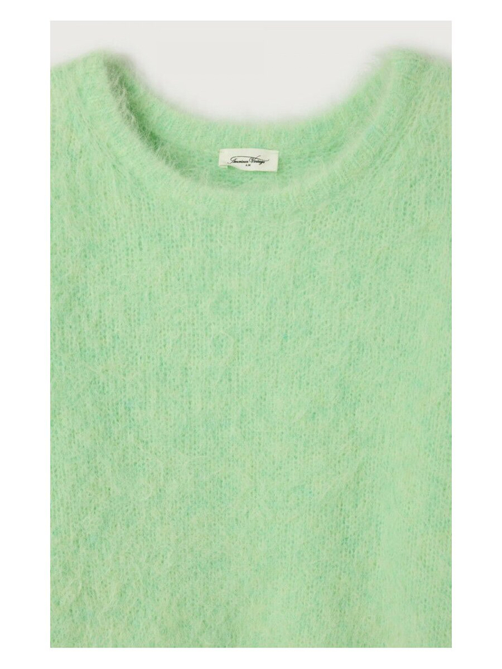 Groene gebreide trui American Vintage 