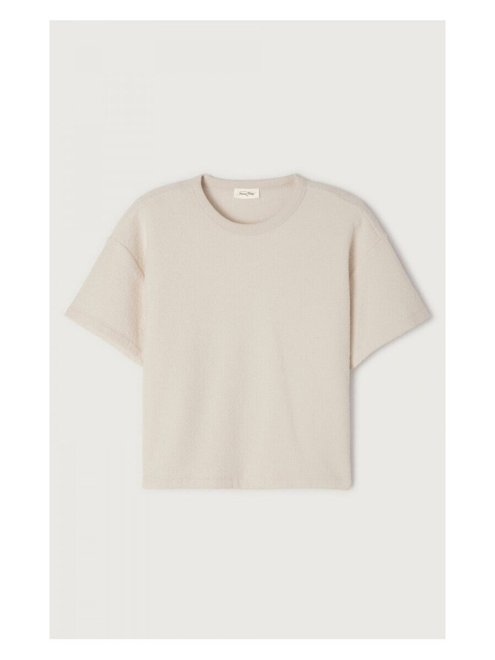 Ecru t-shirt in badstof Boby American Vintage