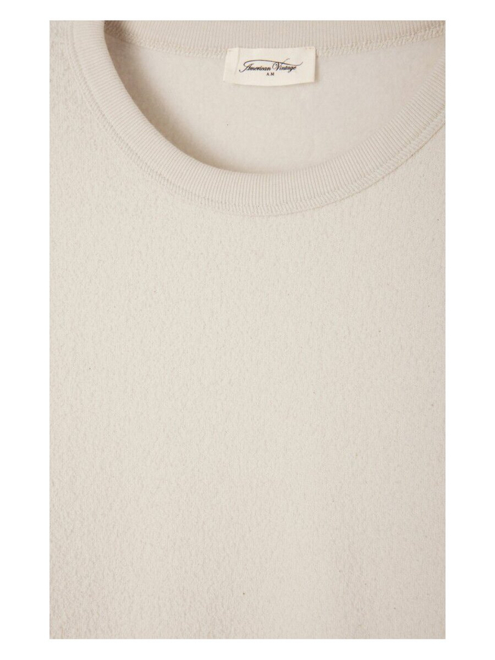Ecru t-shirt in badstof Boby American Vintage