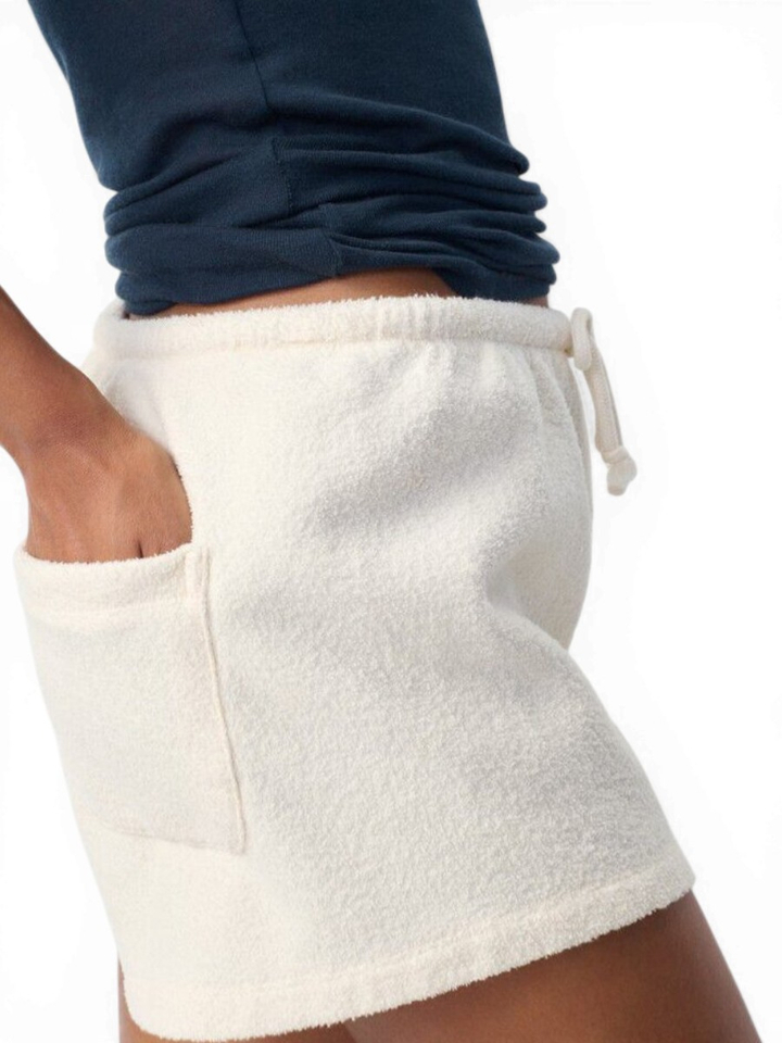 Ecru short in badstof Boby American Vintage 