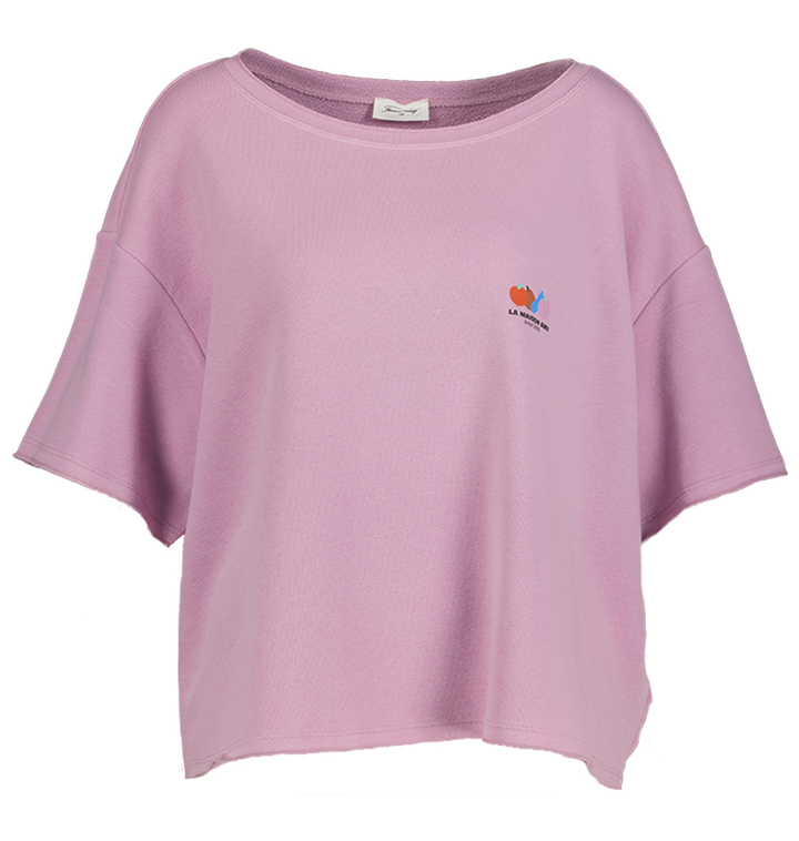 Lila sweater met logo print Atu American Vintage