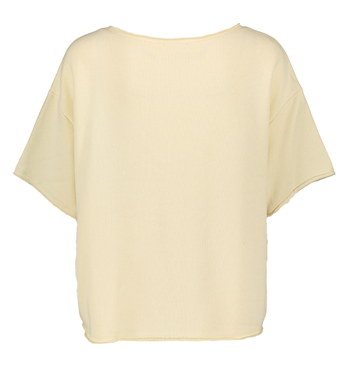 Beige t-shirt met logo print Atu American Vintage