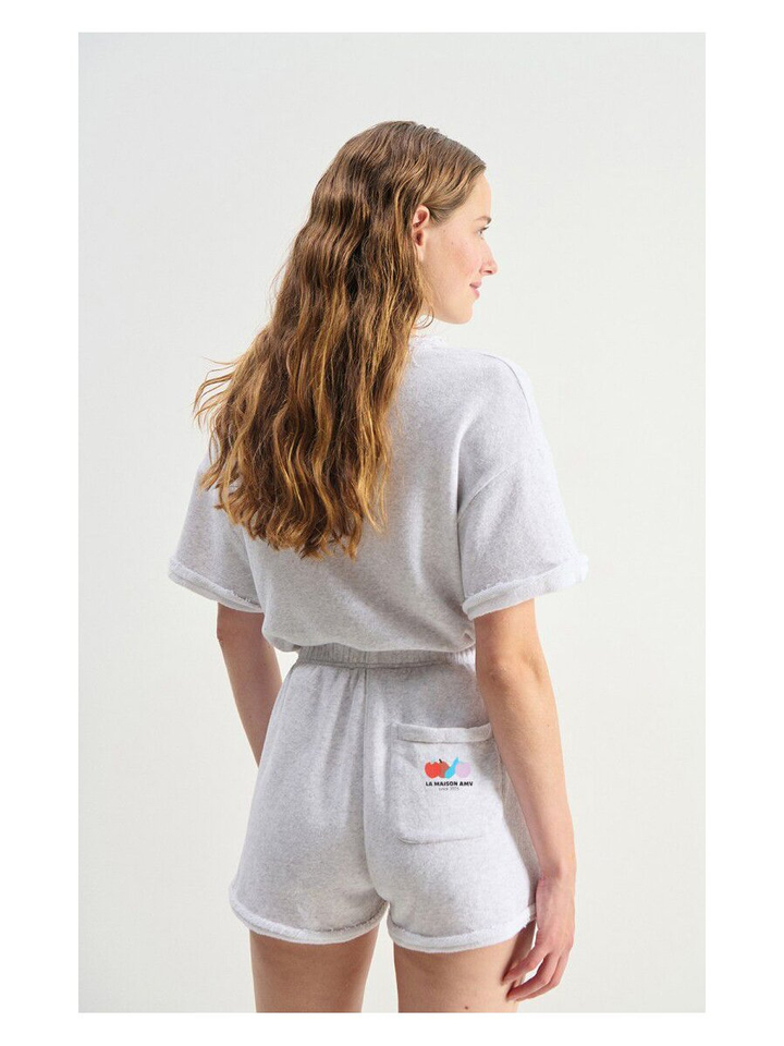 Grijze short met elastiek American Vintage