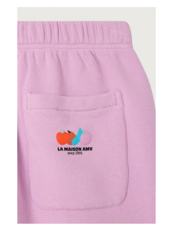 Lila kleurige short met elastiek American Vintage 