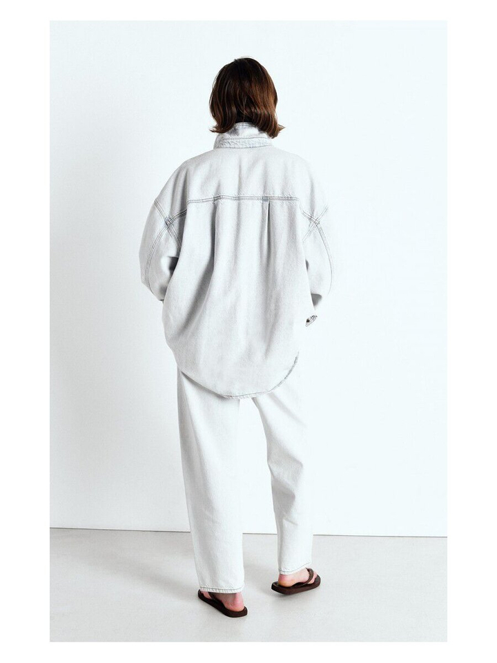 Blauwe jeans jas Joy American Vintage