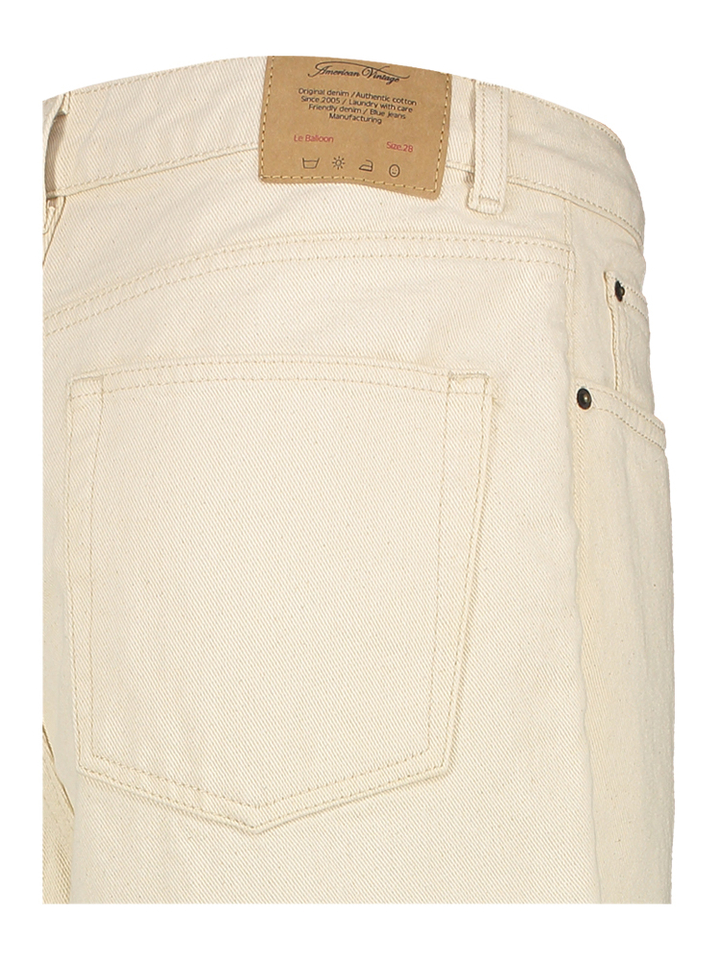 Beige loose fit jeans Snop American Vintage