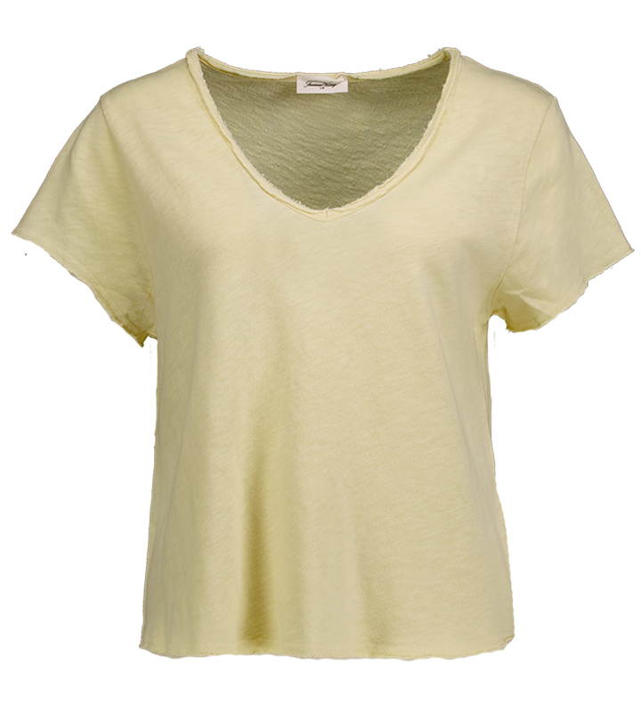 Vintage gele t-shirt American Vintage 