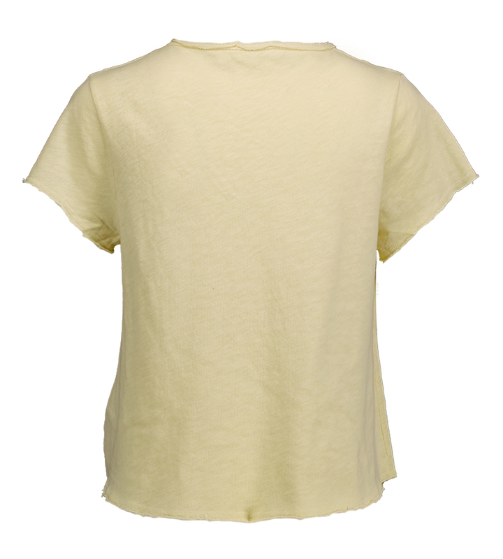 Vintage gele t-shirt American Vintage 