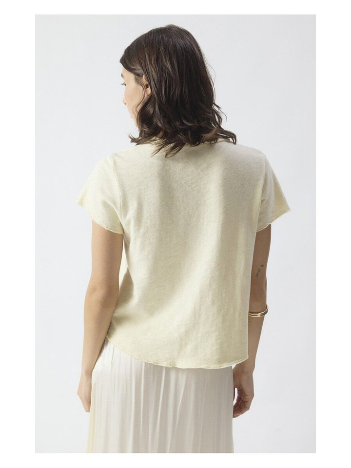 Vintage gele t-shirt American Vintage 