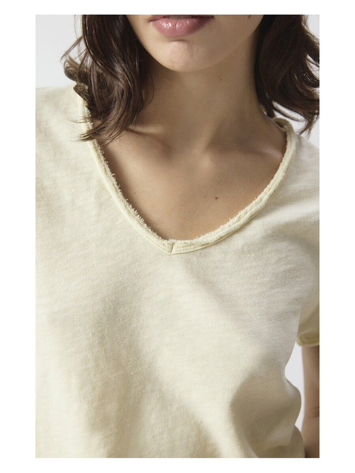 Vintage gele t-shirt American Vintage 