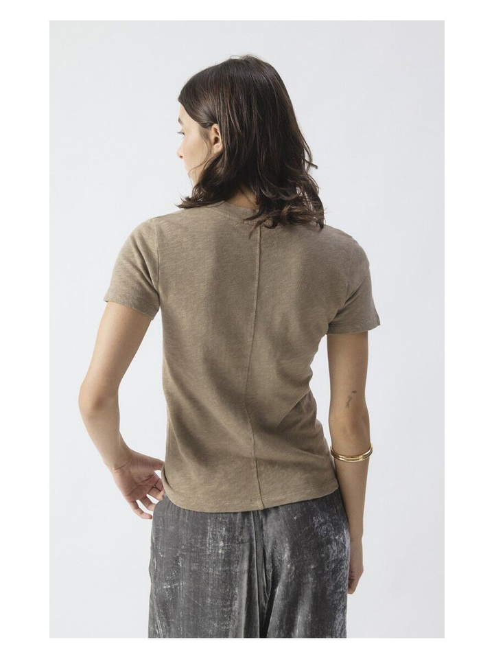 Bruine katoenen t-shirt Son American Vintage