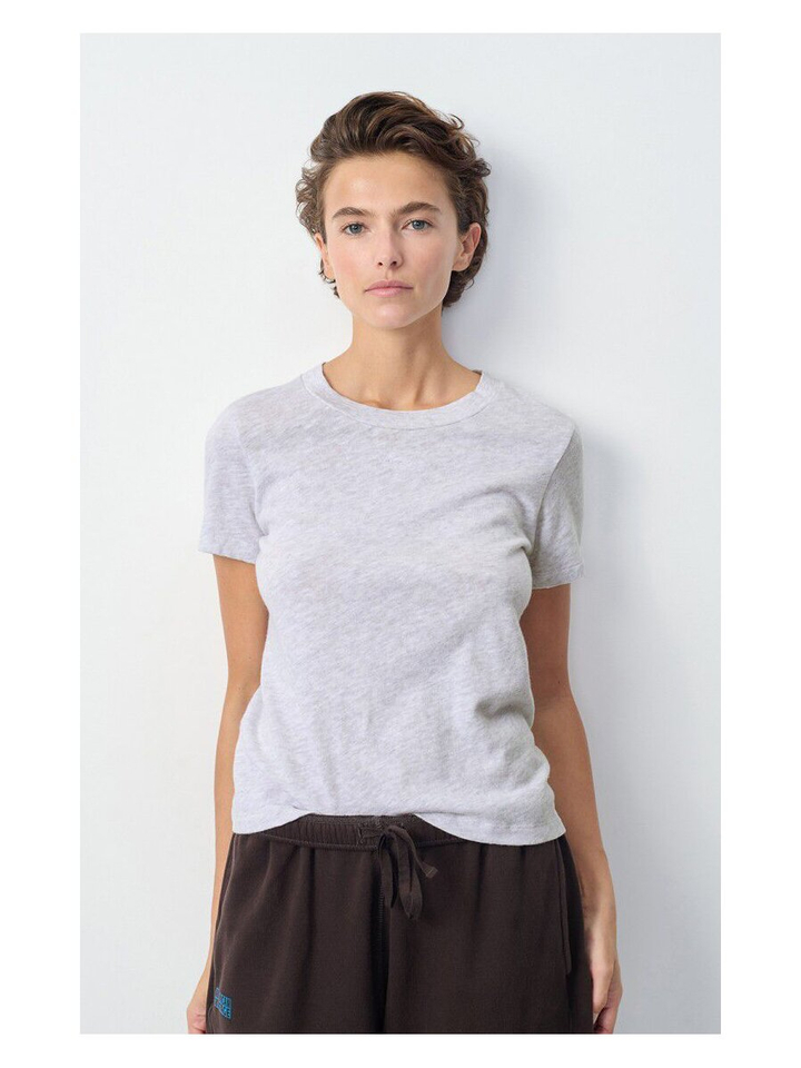 Grijze basic t-shirt American Vintage 