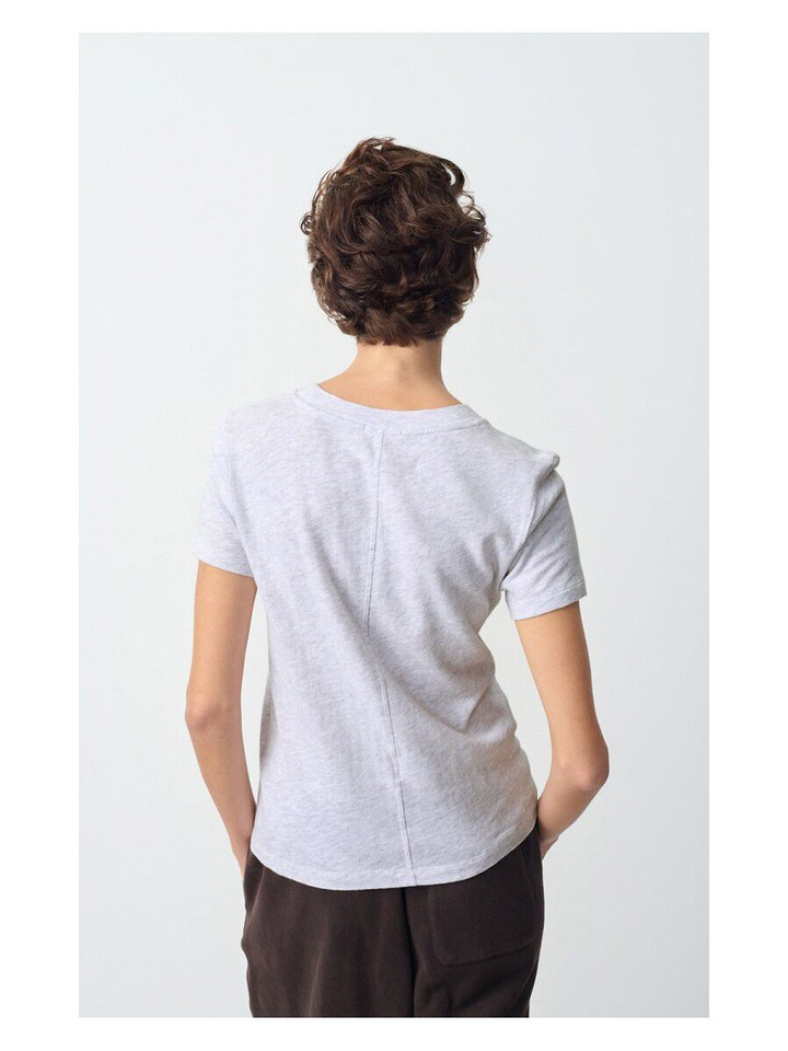 Grijze basic t-shirt American Vintage 