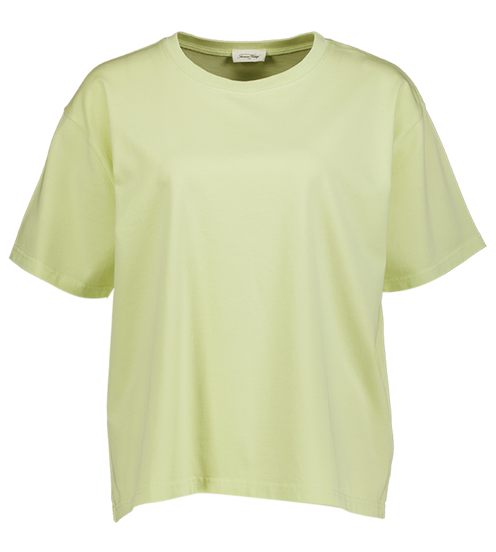 Geel groene Fiz t-shirt American Vintage