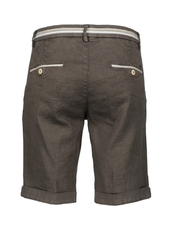Bruine linnen short Mason's