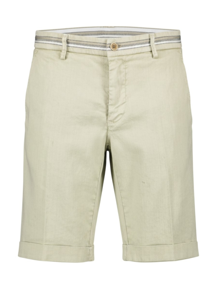 Groene short met linnen Masons