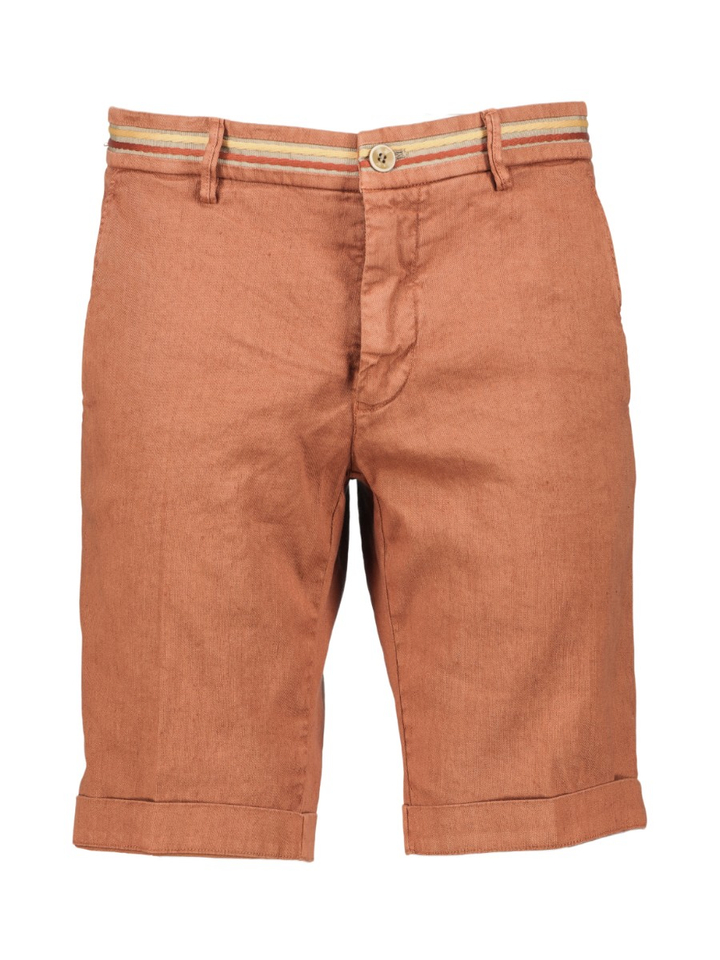 Oranje linnen short Mason's
