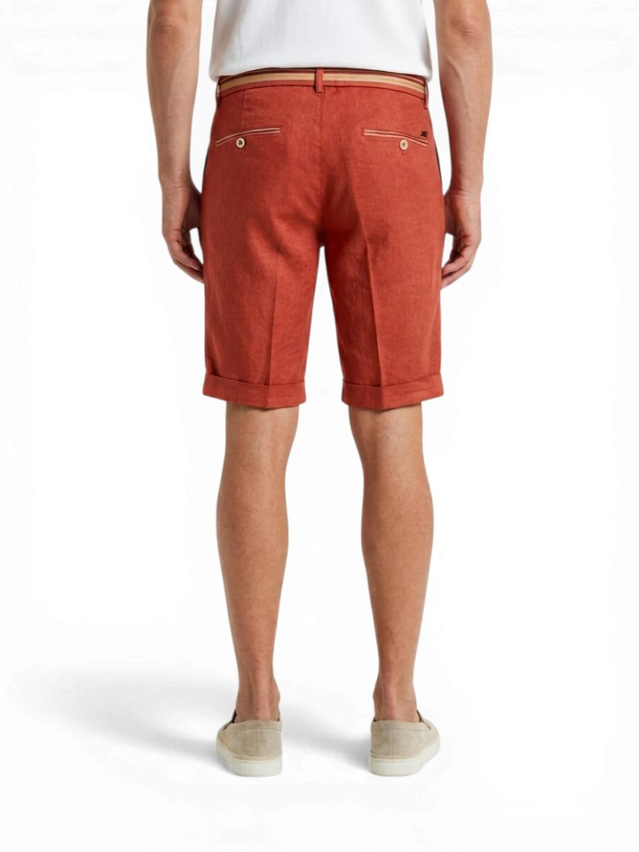 Oranje linnen short Mason's