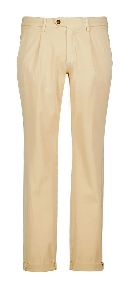 Gele geklede broek Masons