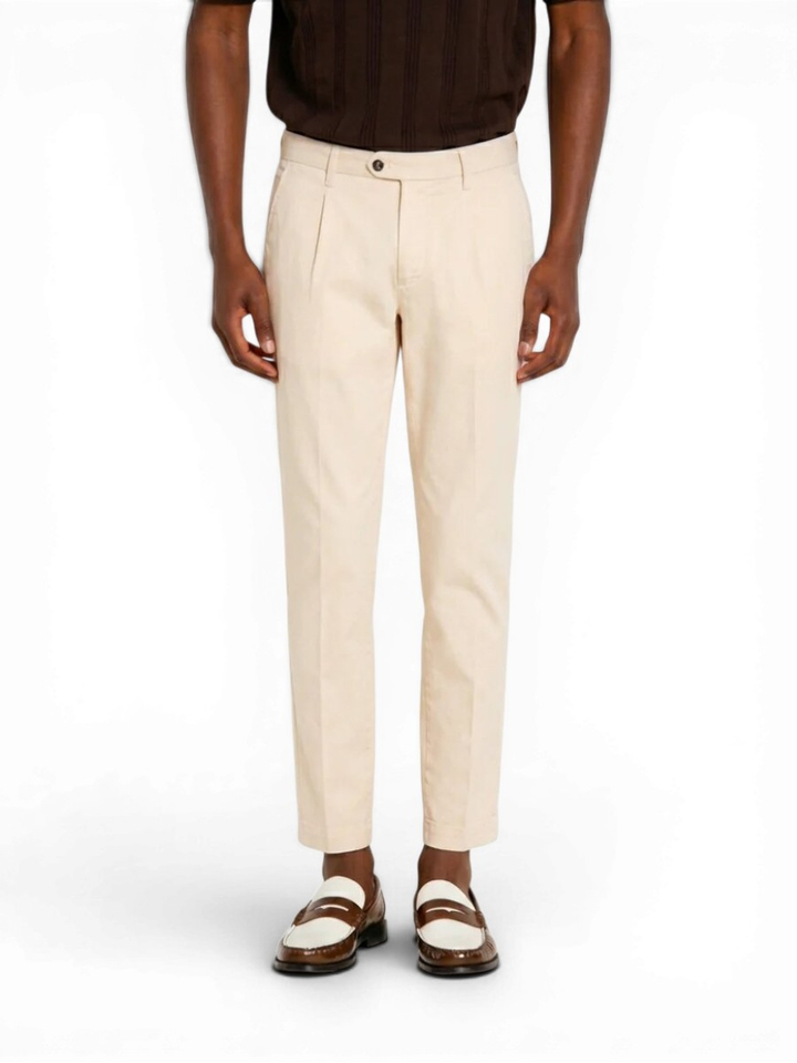 Gele geklede broek Masons