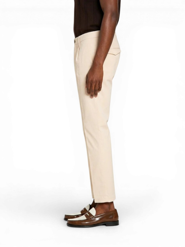 Gele geklede broek Masons