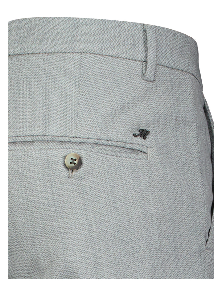 Grijze chino met structuur Mason's