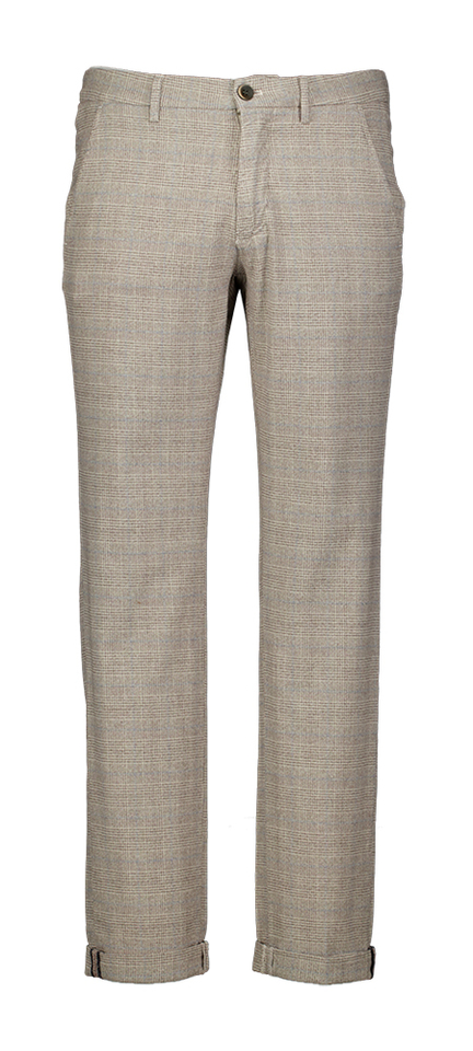 Beige geruite chino Mason's