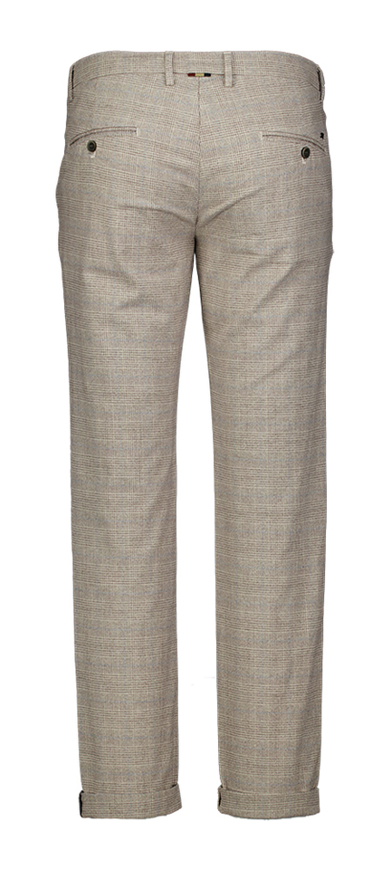 Beige geruite chino Mason's