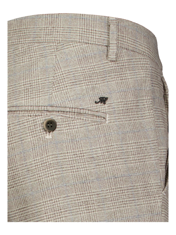 Beige geruite chino Mason's