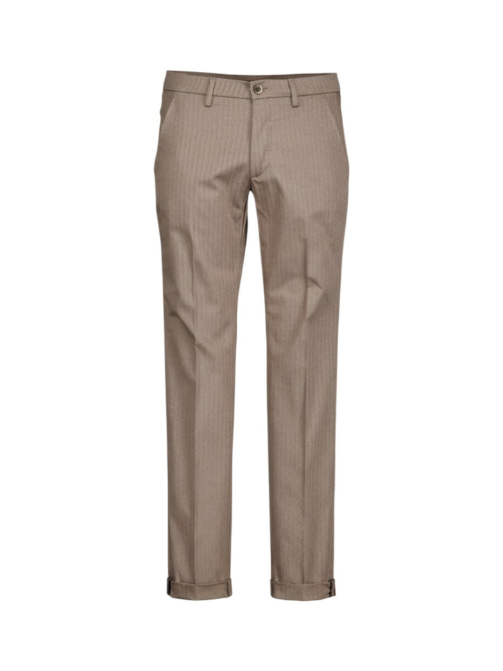 Bruine geklede broek Masons 